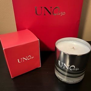 Unique and limited edition Uno de 50 canddle